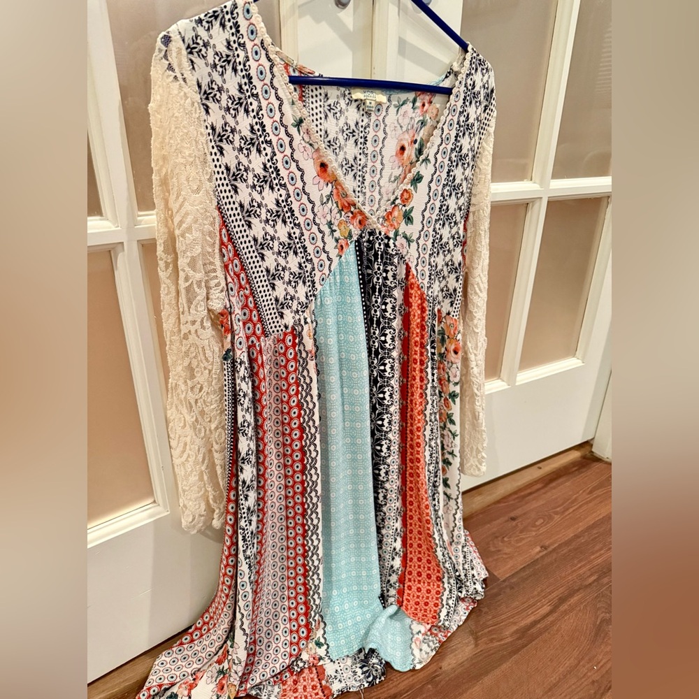 Kori Multicolor Patterned Tunic - Picture 2 of 6